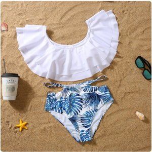 IFFEI Swimsuits Two Pieces Ruffles Bikini Set. F71